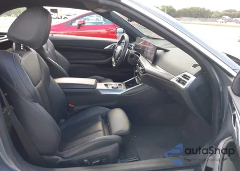 2025 BMW 430I из США, поврежденный, VIN WBA33DB02SCT15972